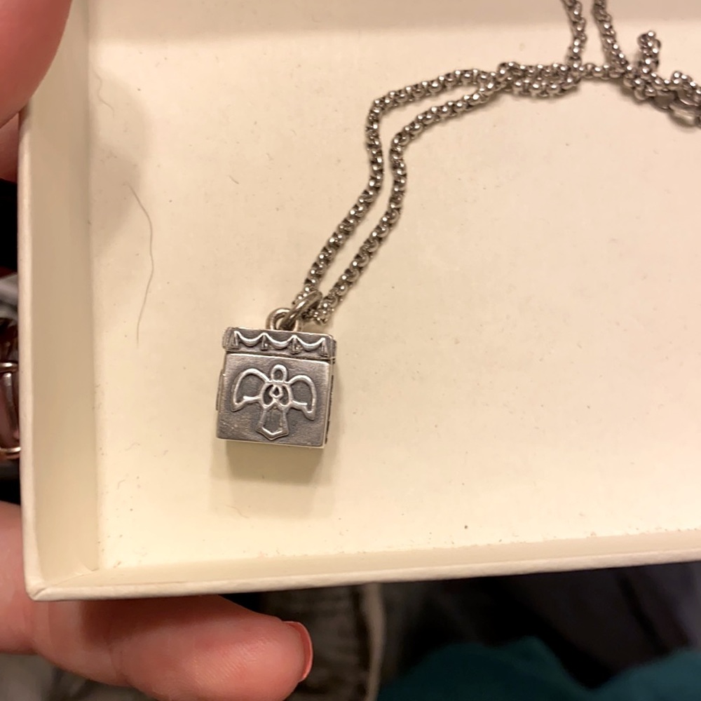 James Avery prayer box wish box necklace and James Avery chain sterling silver